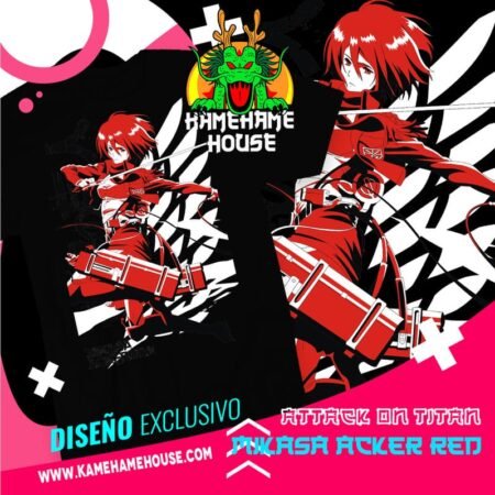 Attack on Titan Mikasa Ackerman Red