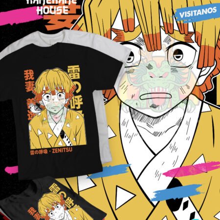 Demon Slayer Zenitsu Agatsuma Face Yellow